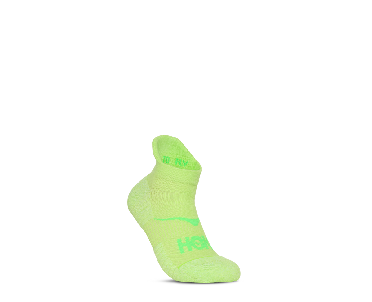 Unisex Hoka No-Show Run Sock 3-Pack Celstl Blue / Minrl Blue / Neon Yuzu view 2