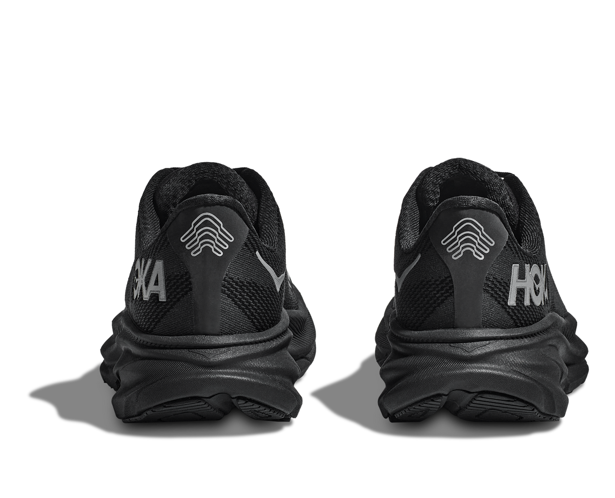 Women's Hoka Clifton 9 GTX (Clearance) Black/Black (FINAL SALE) view 5