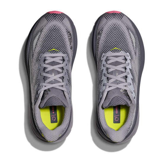 Women's Hoka Clifton 9 GTX (Clearance) Gray Skies/Foggy Gray (FINAL SALE) view 2