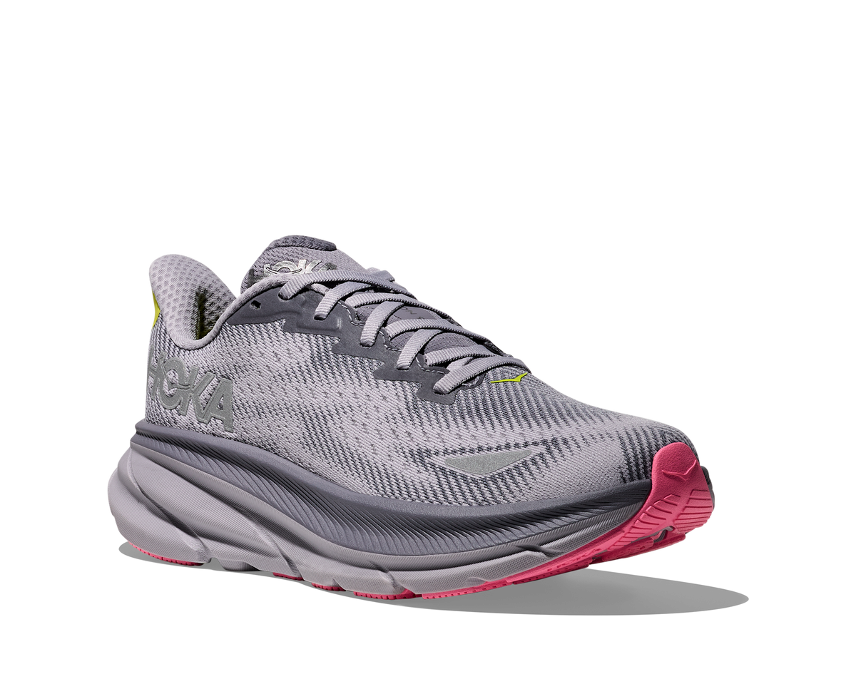 Women's Hoka Clifton 9 GTX (Clearance) Gray Skies/Foggy Gray (FINAL SALE) view 6