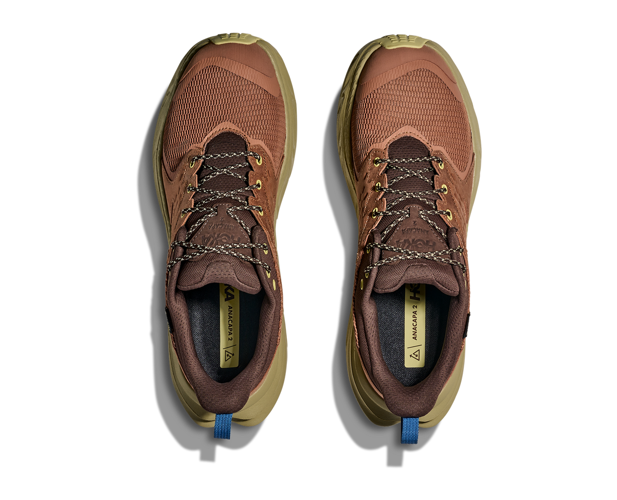 Men's Hoka Anacapa 2 Low GTX Maple / Grassland view 2