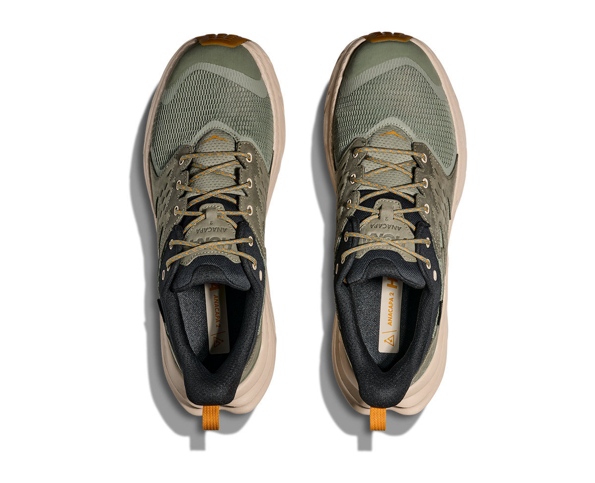 Men's Hoka Anacapa 2 Low GTX Sea Moss / Oatmeal view 2