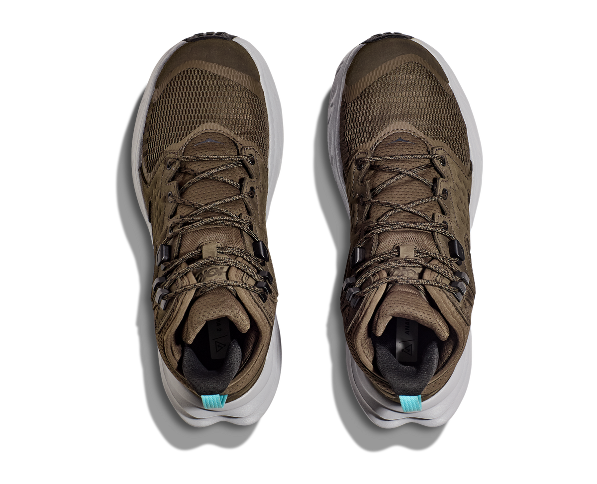 Women's Hoka Anacapa 2 Mid GTX Deep Umber/Stardust view 2