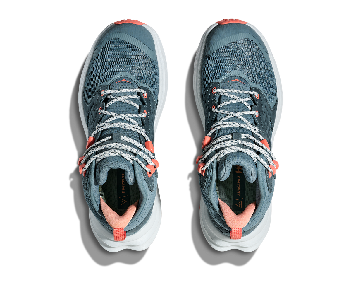 Women's Hoka Anacapa 2 Mid GTX Mountain Fog/ Droplet view 2