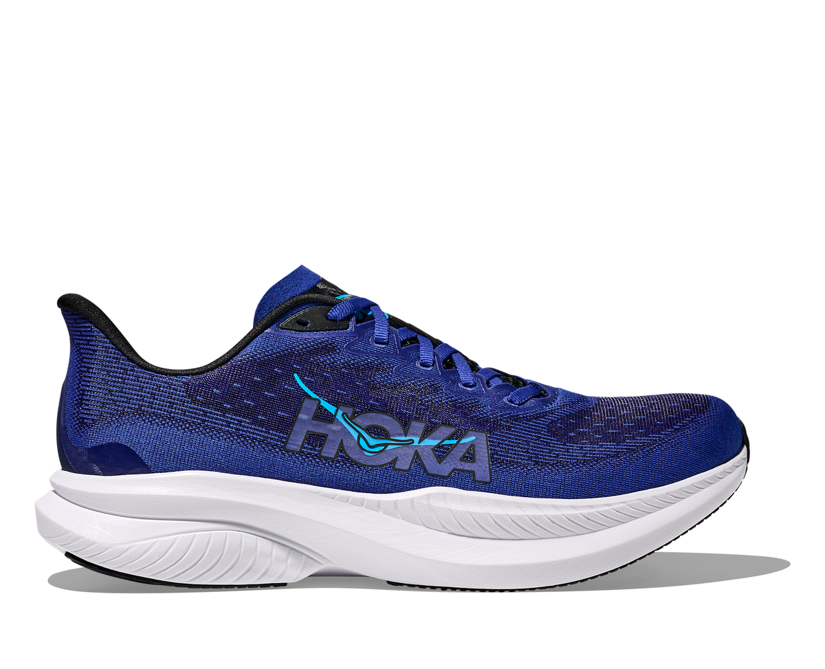 Men's Hoka Mach 6 (FINAL SALE) Black/Night Sky (FINAL SALE) hero