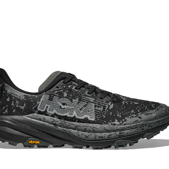 Men's Hoka Speedgoat 6 GTX (Clearance) Black/Outer Orbit hero