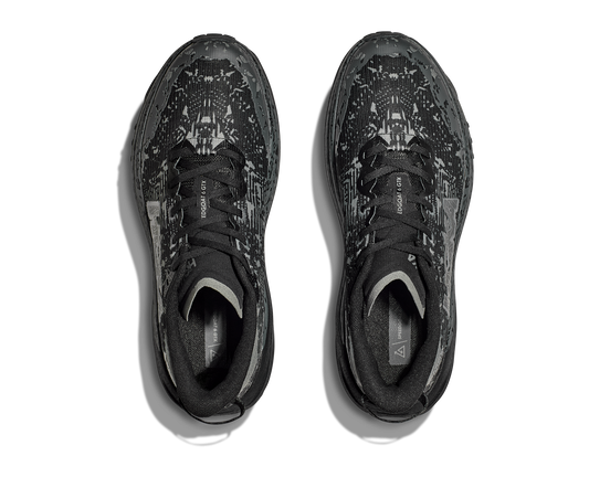 Men's Hoka Speedgoat 6 GTX (Clearance) Black/Outer Orbit view 2