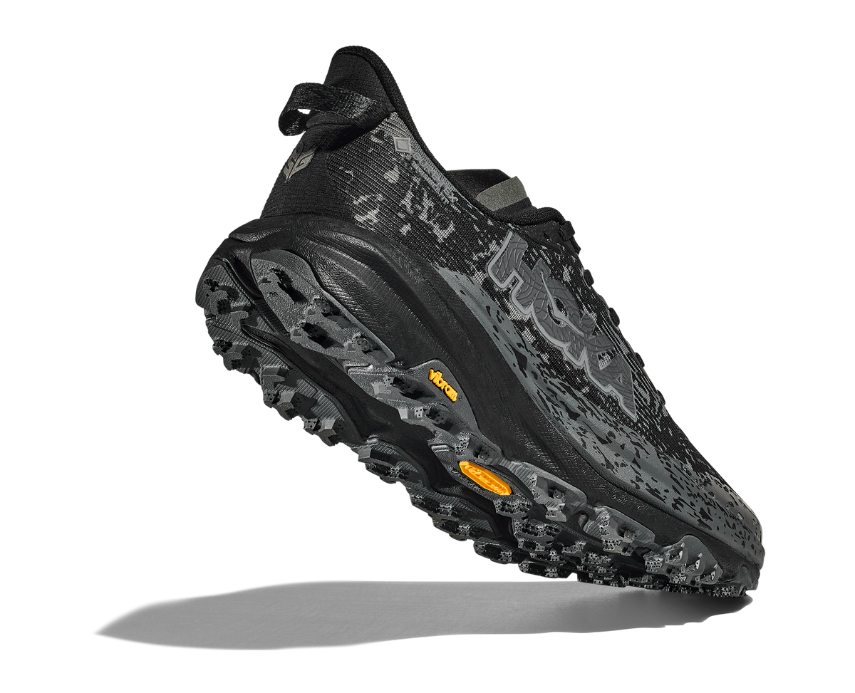 Men's Hoka Speedgoat 6 GTX (Clearance) Black/Outer Orbit view 4