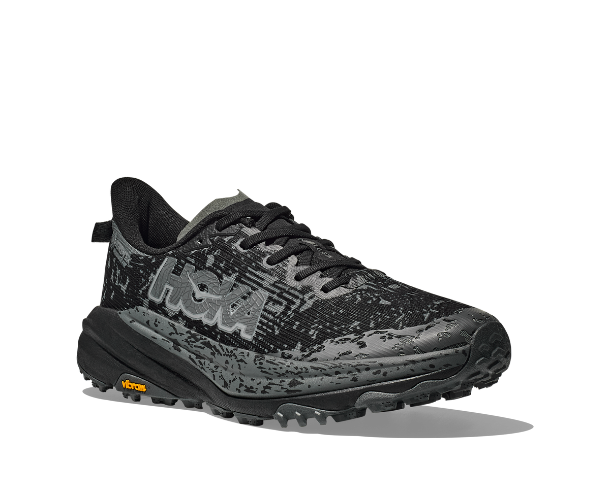 Men's Hoka Speedgoat 6 GTX (Clearance) Black/Outer Orbit view 6