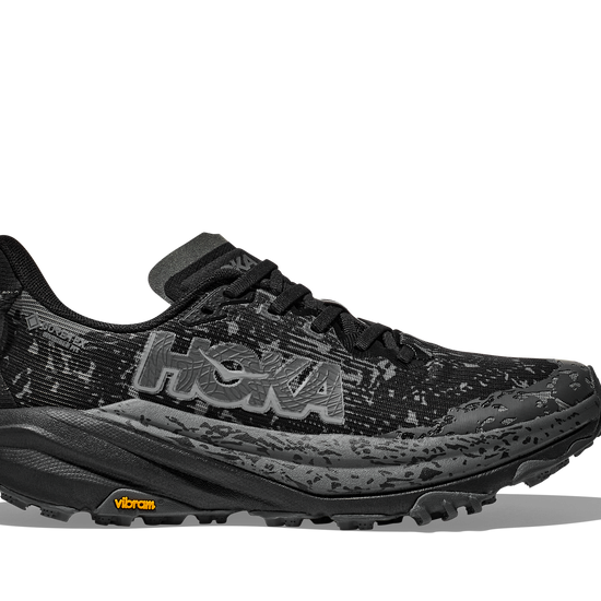 Women's Hoka Speedgoat 6 GTX (Clearance) Black/Outer Orbit hero