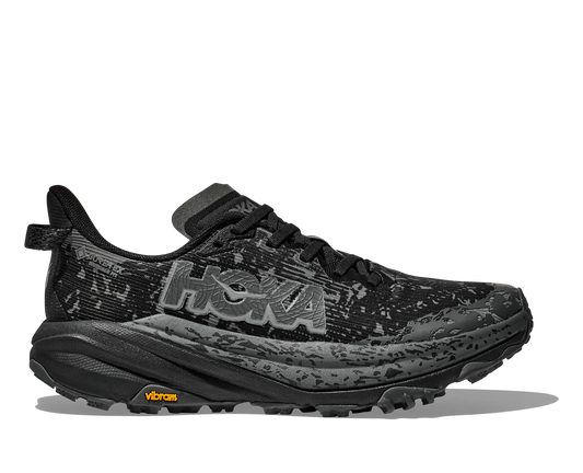 Women's Hoka Speedgoat 6 GTX (Clearance) Black/Outer Orbit hero