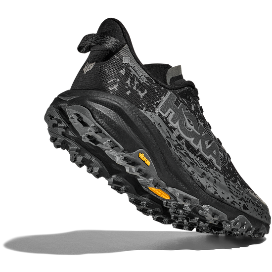 Women's Hoka Speedgoat 6 GTX (Clearance) Black/Outer Orbit view 4