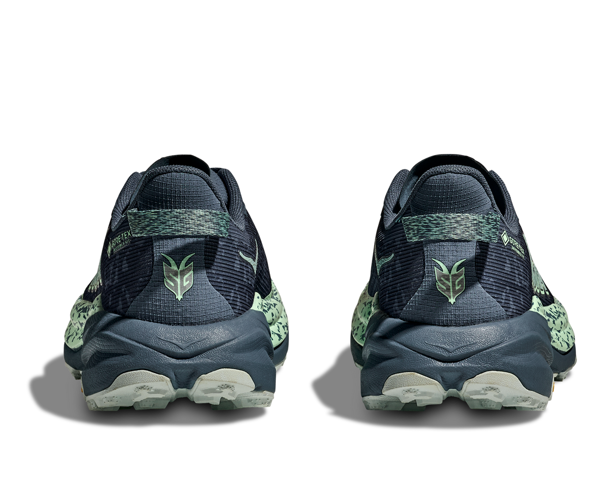 Women's Hoka Speedgoat 6 GTX (Clearance) Thunder Cloud/Mint Fluorite (FINAL SALE) view 5