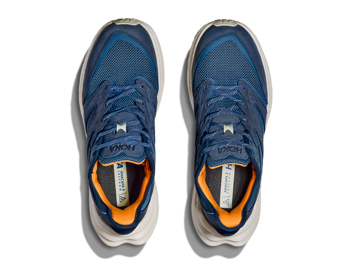 Men's Hoka Anacapa 2 Freedom Foggy Night/Oat Milk view 2