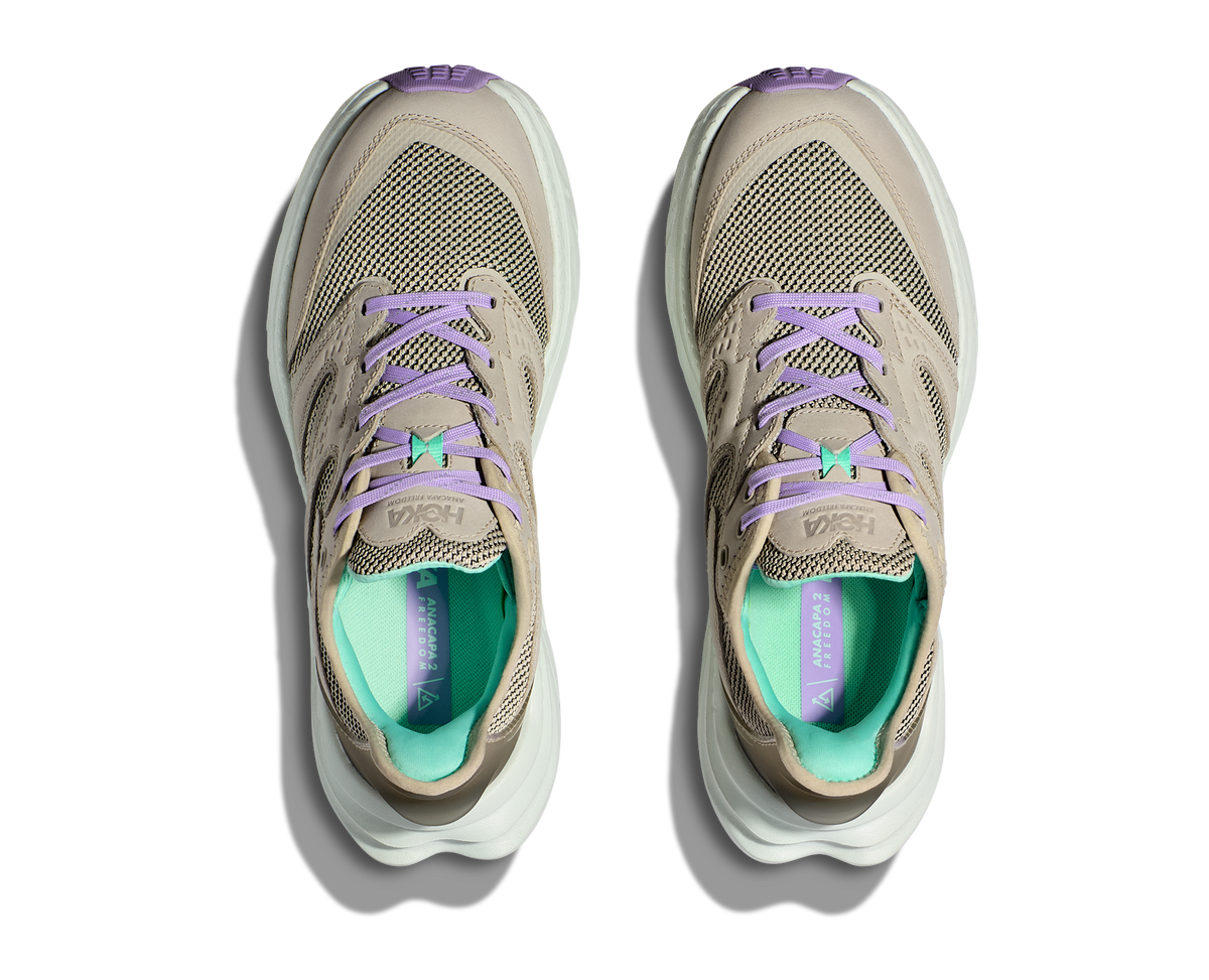 Women's Hoka Anacapa 2 Freedom (Clearance) Sesame/Glaucous view 2