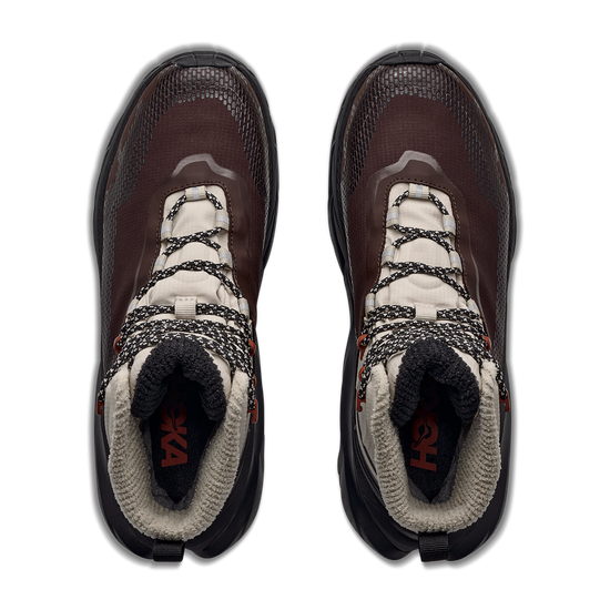 Men's Hoka Kaha 2 Frost GTX River Rock Grey/ Black view 2