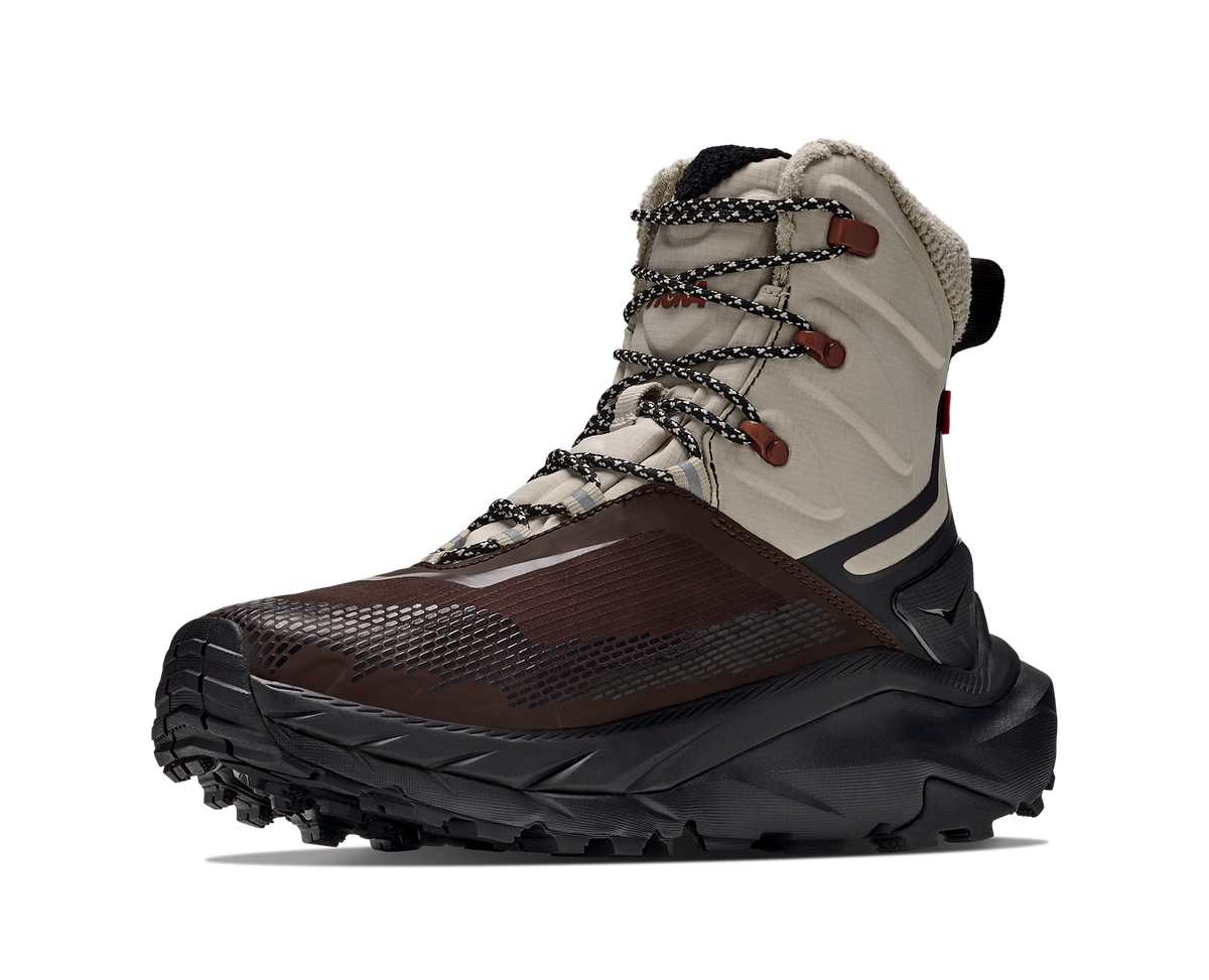 Men's Hoka Kaha 2 Frost GTX River Rock Grey/ Black view 3