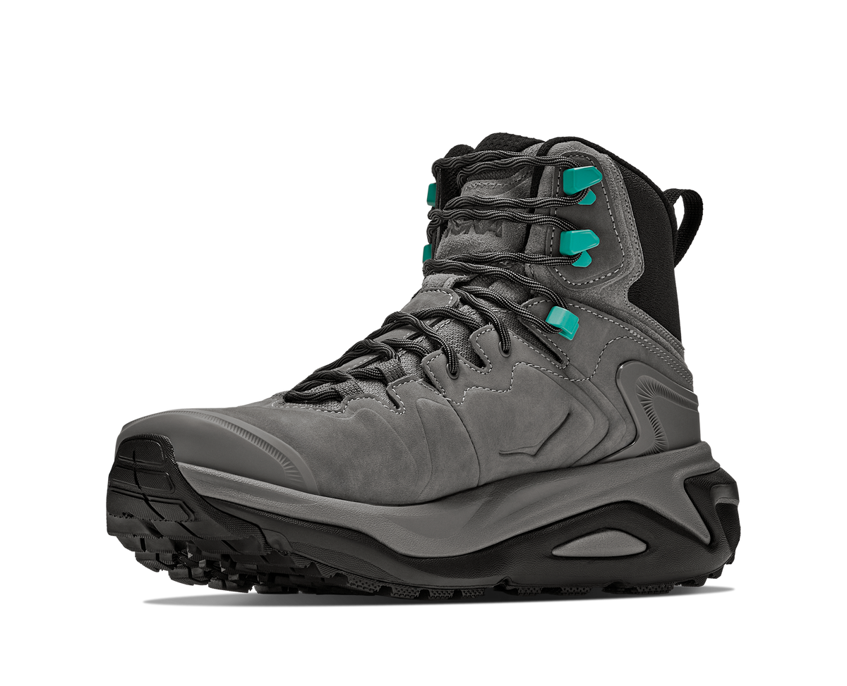 Men's Hoka Kaha 3 GTX Asteroid Grey/ Asteroid Grey view 3