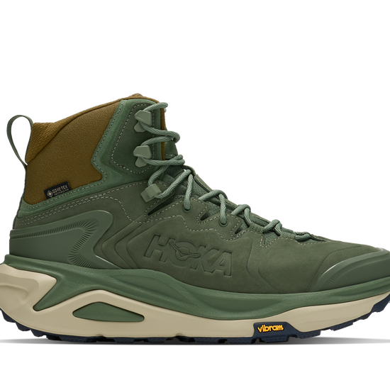 Men's Hoka Kaha 3 GTX Nettle Leaf/ Barley Flour hero