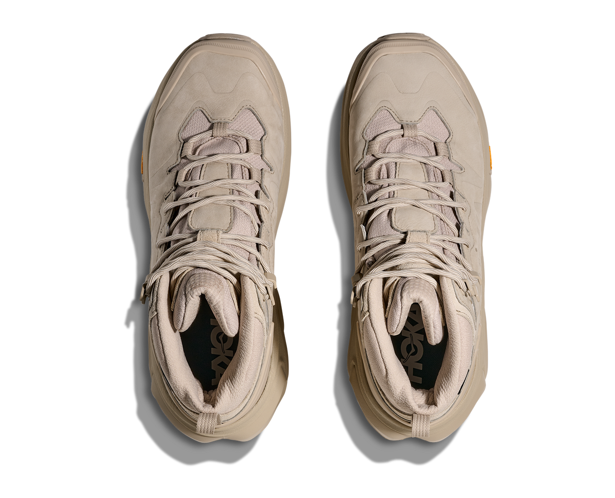 Women's Hoka Kaha 3 GTX Raw Linen/Oat Milk view 2