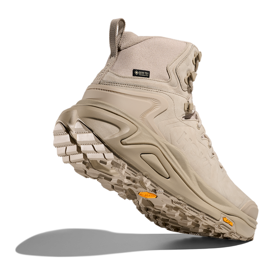 Women's Hoka Kaha 3 GTX Raw Linen/Oat Milk view 4
