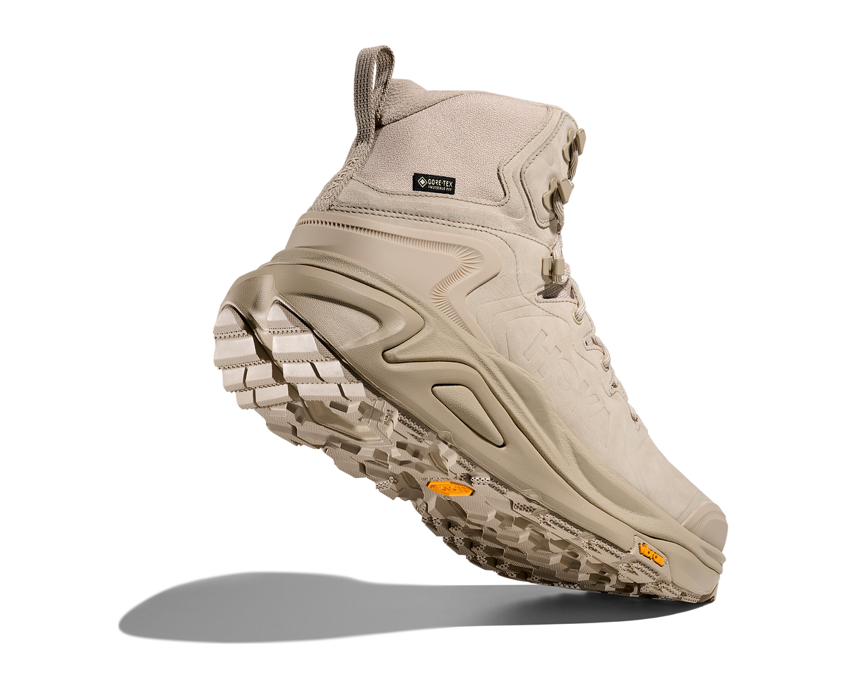 Women's Hoka Kaha 3 GTX Raw Linen/Oat Milk view 4