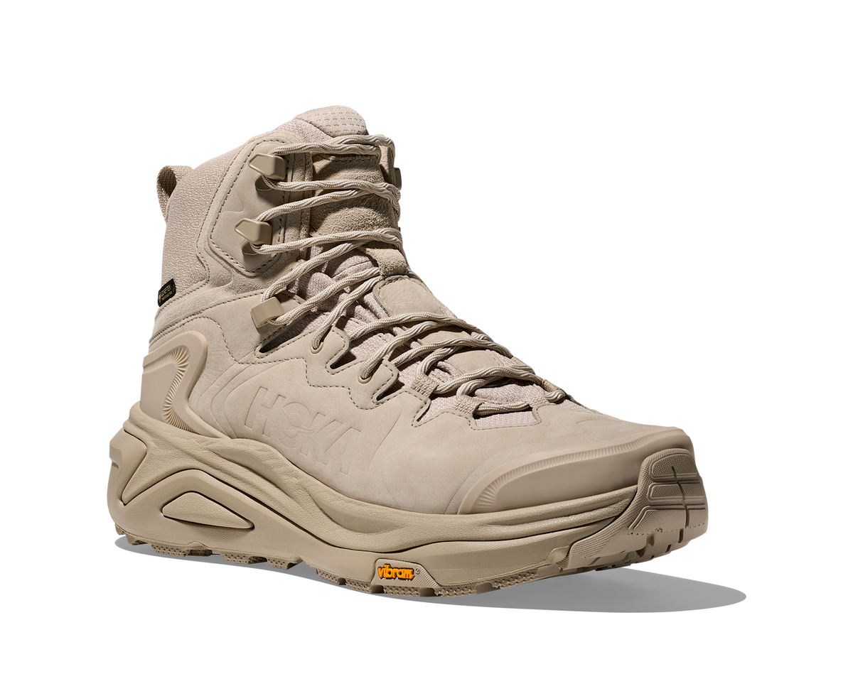 Women's Hoka Kaha 3 GTX Raw Linen/Oat Milk view 6