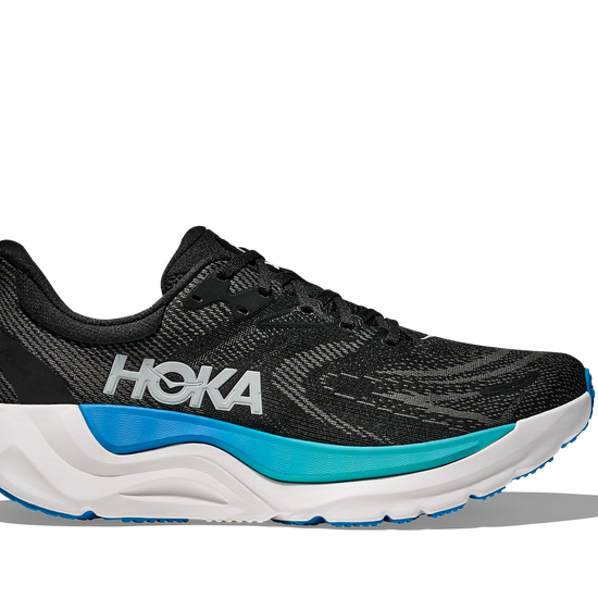 Men's Hoka Arahi 8 (Clearance) Black/Skyward Blue hero