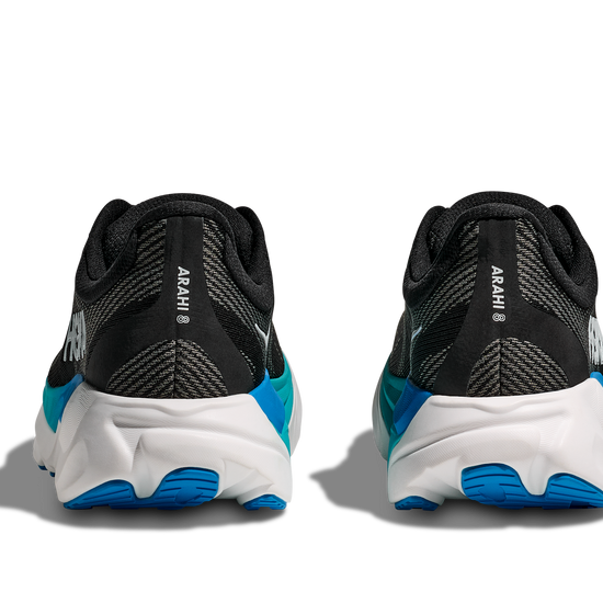 Men's Hoka Arahi 8 (Clearance) Black/Skyward Blue view 6
