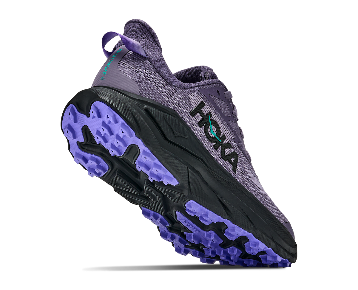 Women's Hoka Challenger 8 Purple Fog/ Black view 4