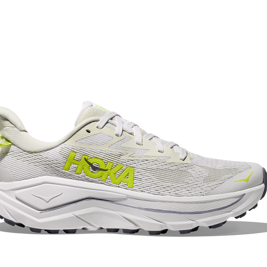 Women's Hoka Challenger 8 White/Neon Hoka Citrus hero