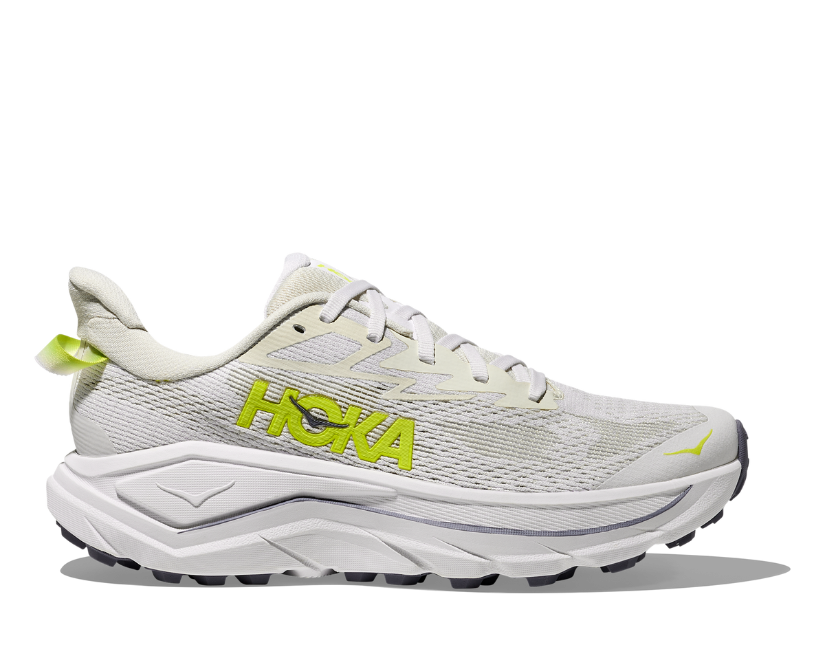 Women's Hoka Challenger 8 White/Neon Hoka Citrus hero