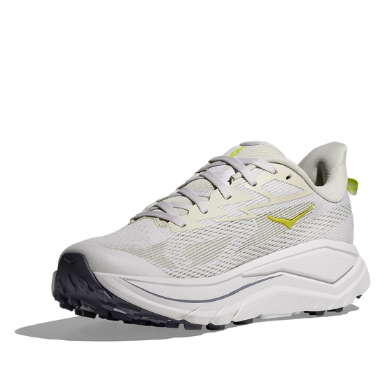Women's Hoka Challenger 8 White/Neon Hoka Citrus view 3