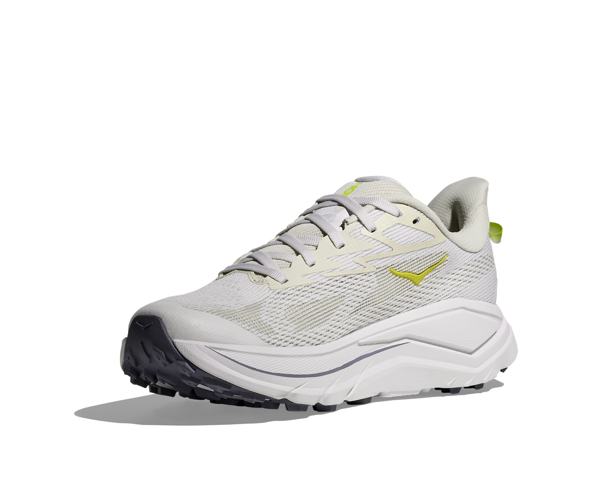 Women's Hoka Challenger 8 White/Neon Hoka Citrus view 3