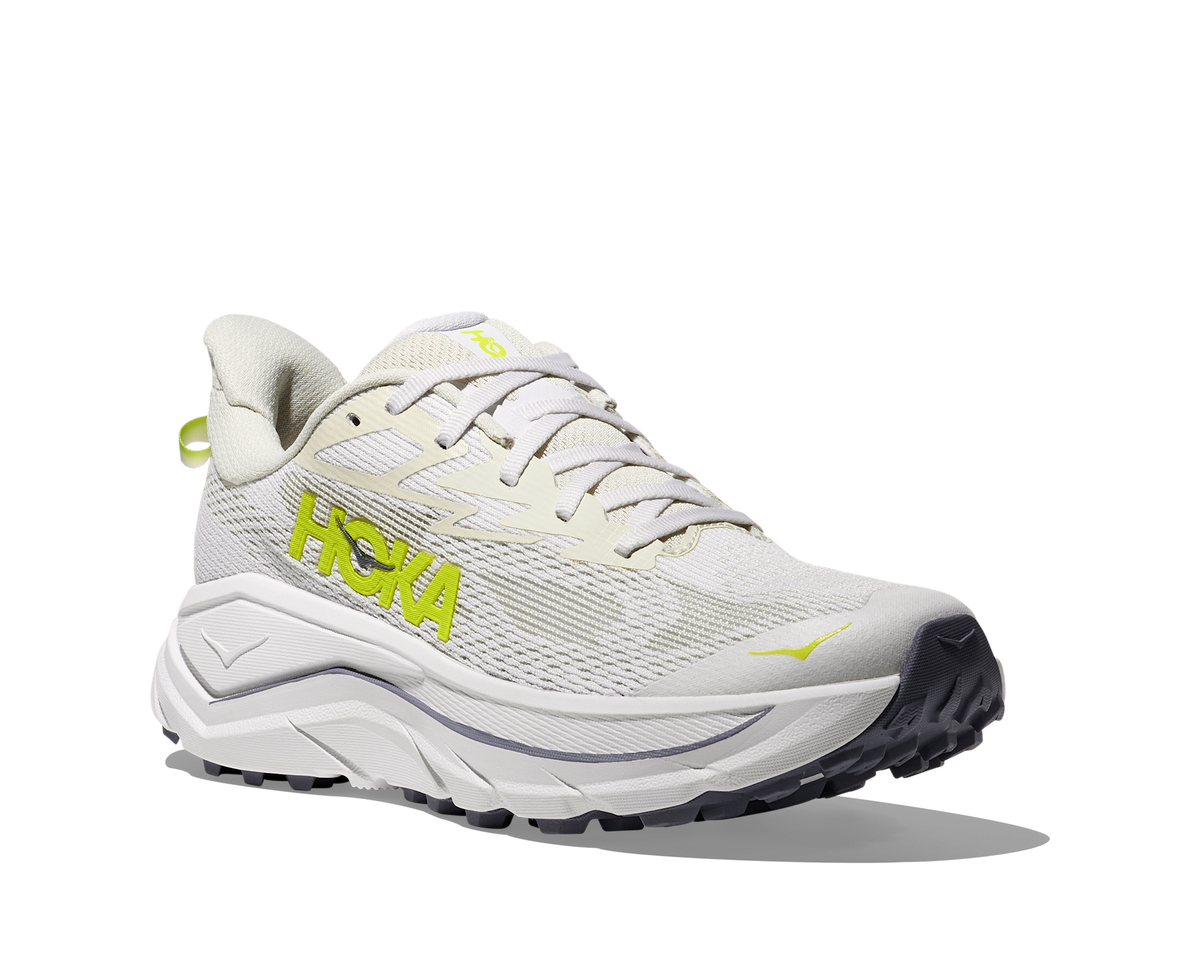 Women's Hoka Challenger 8 White/Neon Hoka Citrus view 6