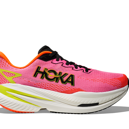 Women's Hoka Mach X 3 Neon Rose/Neon Tangerine hero