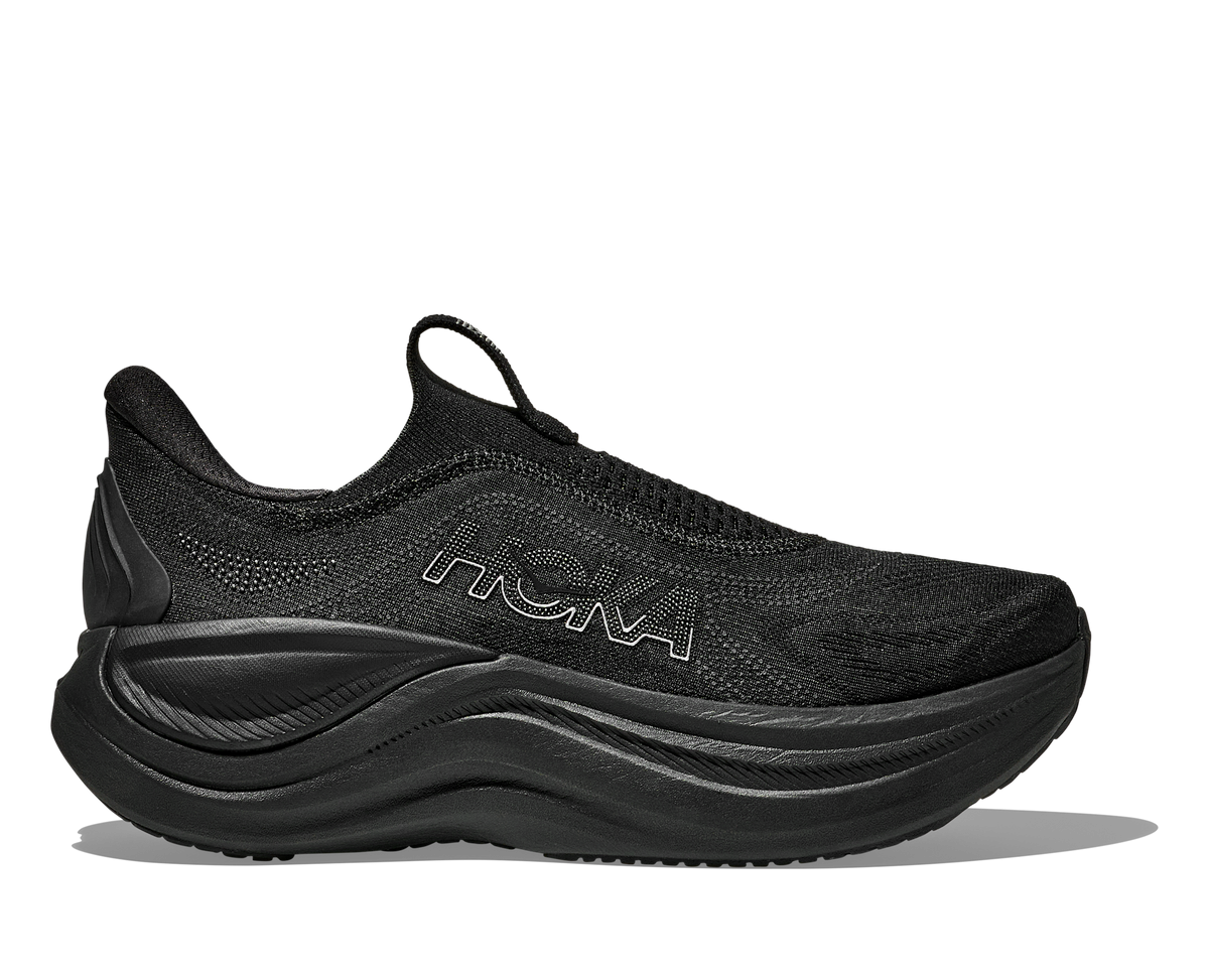 Women's Hoka Skyward Laceless Black/Black hero