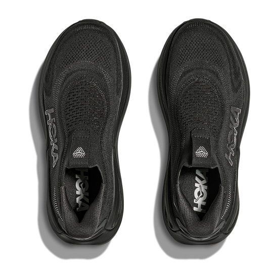 Women's Hoka Skyward Laceless Black/Black view 2