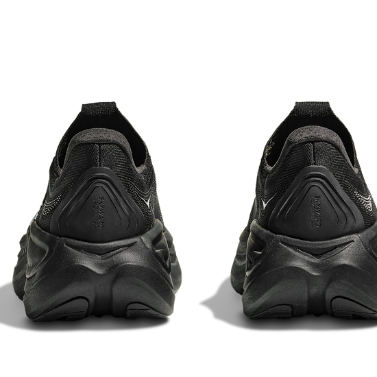 Women's Hoka Skyward Laceless Black/Black view 5