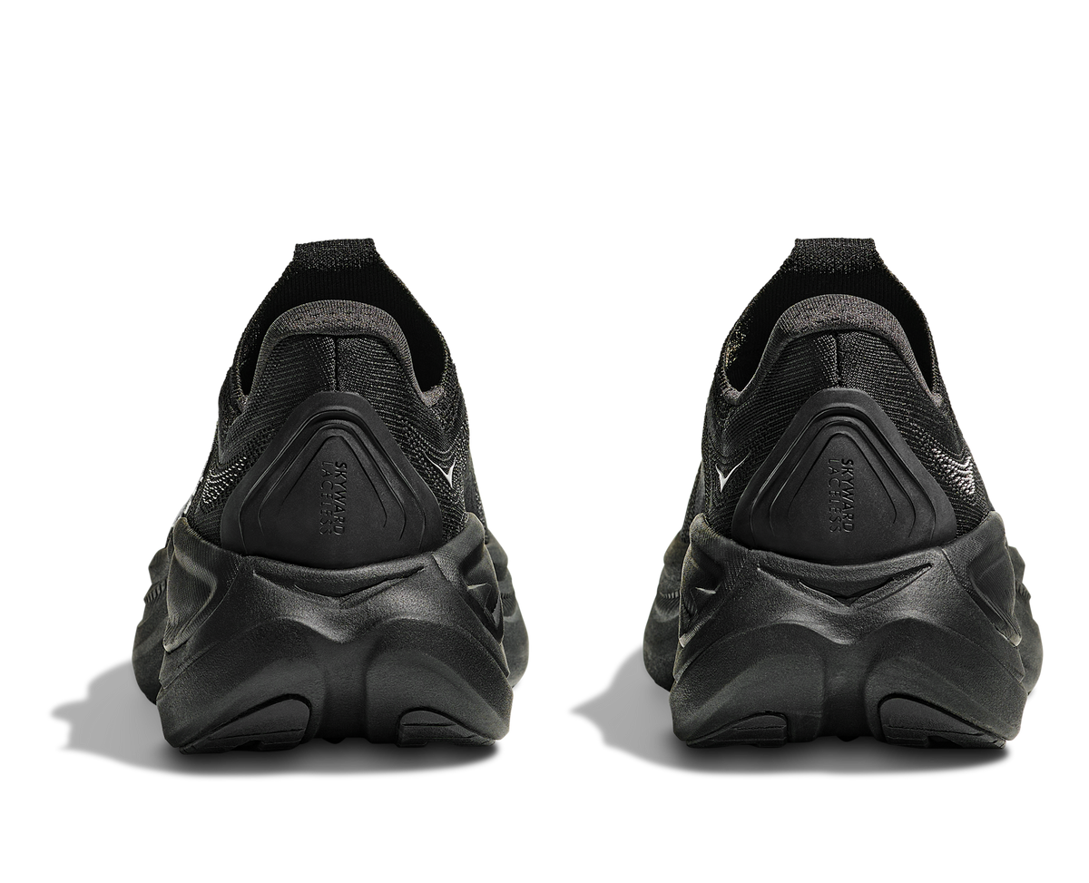 Women's Hoka Skyward Laceless Black/Black view 5