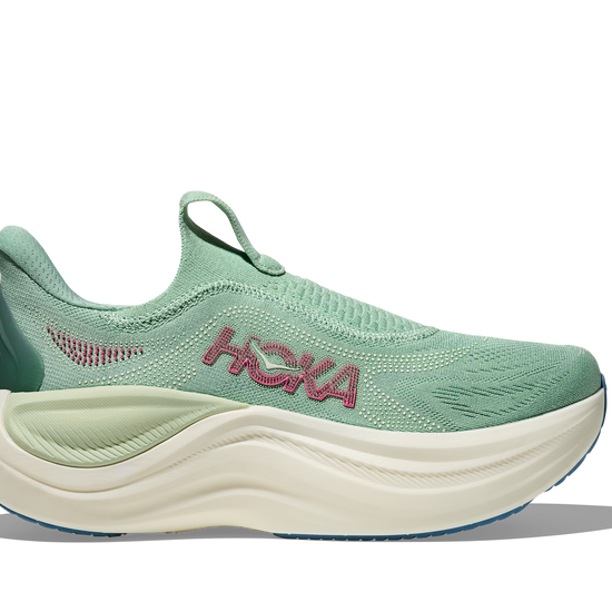 Women's Hoka Skyward Laceless Jadeite/Sea Glass hero