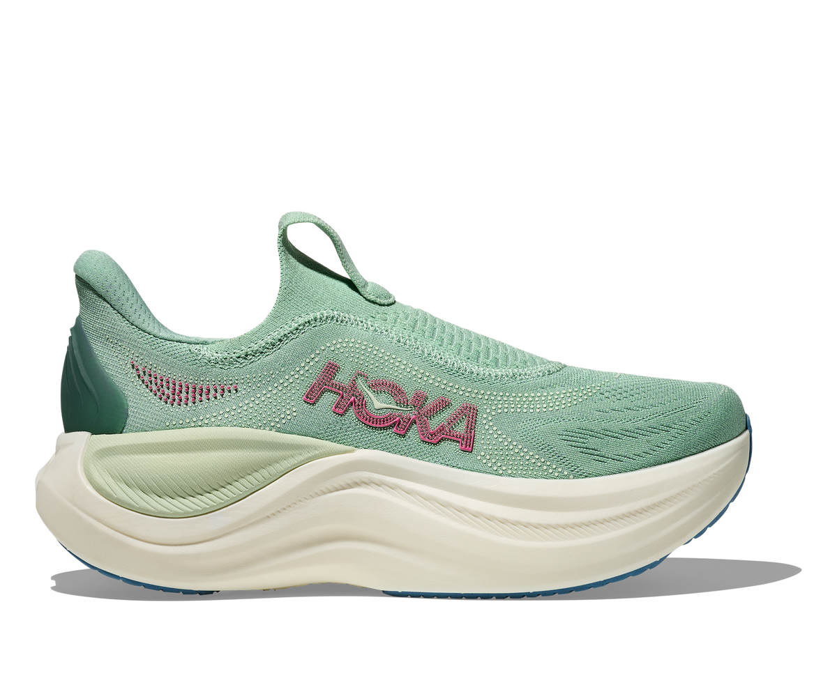 Women's Hoka Skyward Laceless Jadeite/Sea Glass hero
