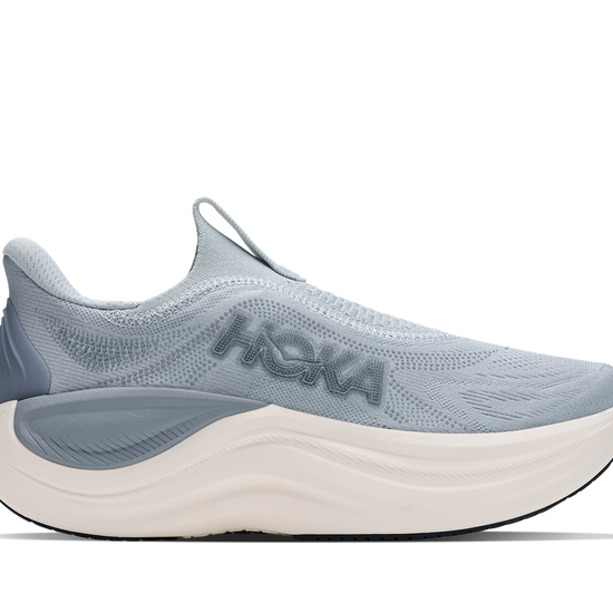 Women's Hoka Skyward Laceless Mineral Blue/Washed Blue hero