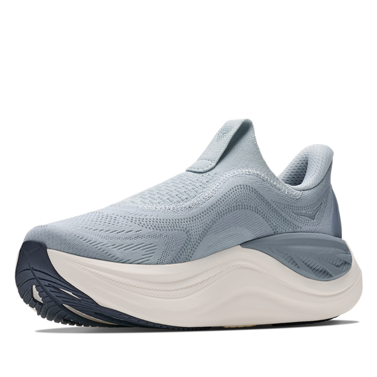 Women's Hoka Skyward Laceless Mineral Blue/Washed Blue view 3