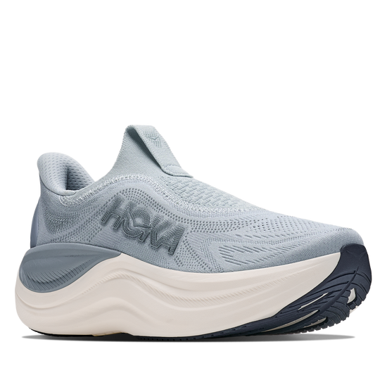 Women's Hoka Skyward Laceless Mineral Blue/Washed Blue view 6