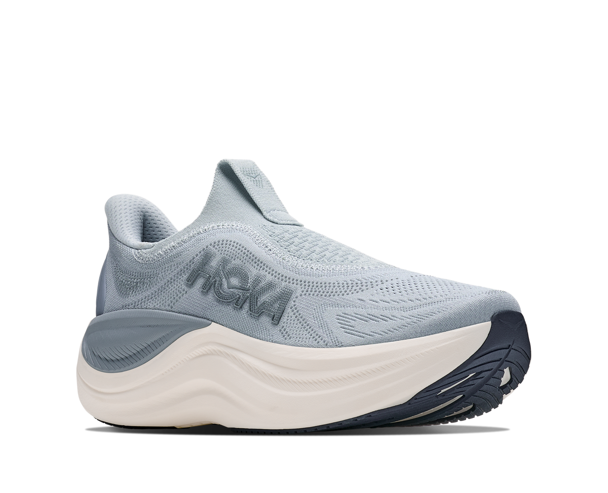 Women's Hoka Skyward Laceless Mineral Blue/Washed Blue view 6