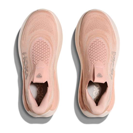 Women's Hoka Skyward Laceless Rose Latte/Rose Cream view 2