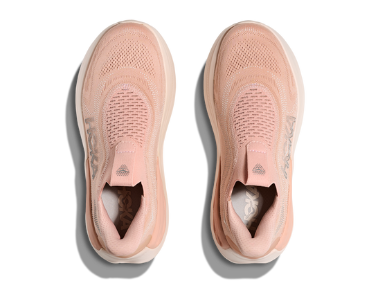 Women's Hoka Skyward Laceless Rose Latte/Rose Cream view 2