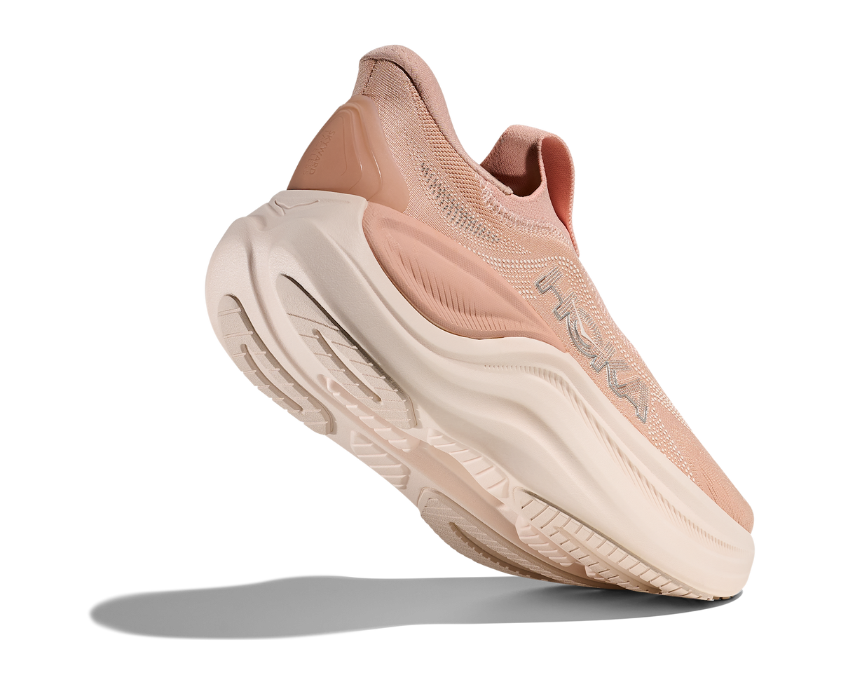 Women's Hoka Skyward Laceless Rose Latte/Rose Cream view 4