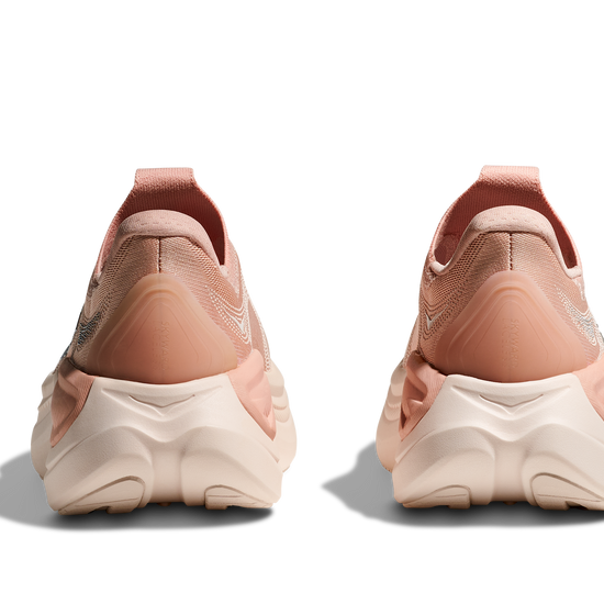 Women's Hoka Skyward Laceless Rose Latte/Rose Cream view 5